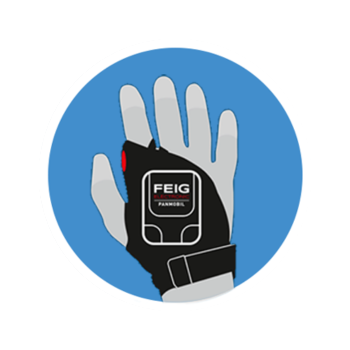 HyWEAR RFID & BARCODE Handrückenscanner